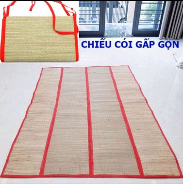 Chiếu Cối Xếp Gấp Gọn Du Lịch, Ngủ Văn Phòng, Chiếu Cối Tự Nhiên Nằm Mát