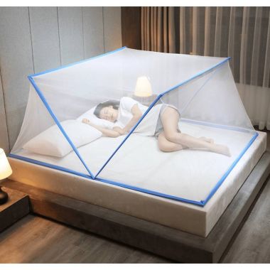 Màn Chụp Thông Minh 5S Gấp Gọn, Mùng Chụp Chống Muỗi, Côn Trùng, Đủ Size, Giá Rẻ _ Nemtot Bedding