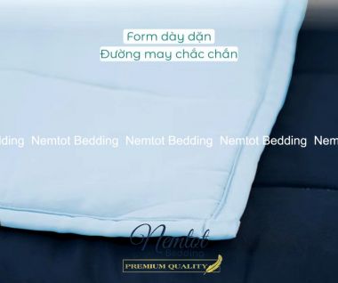 Nệm Topper Tencel Ice Cool Mát Mịn, Xếp Gọn Đa Năng, Tiện Lợi Ngủ Văn Phòng, Du Lịch