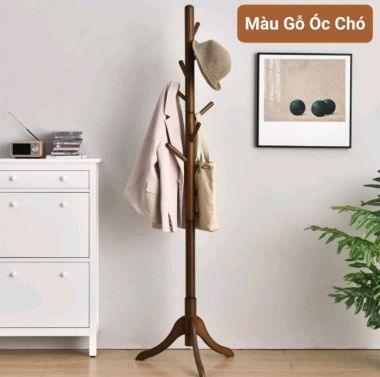 Cây Treo Quần Áo, Móc Treo Nón, Áo Khoát Gỗ Tự Nhiên Bền Đẹp Xuất Khẩu _ Hàng Chính Hãng