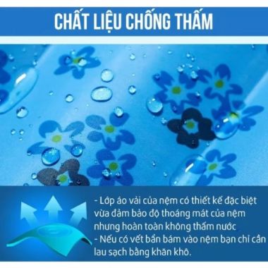 Nệm Nước VNXK Đủ Size, Nệm Nước Cách Nhiệt Nằm Mát Lưng Cho Trẻ Nhỏ, Người Lớn Tuổi